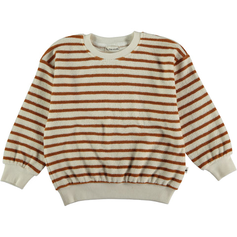 My Little Cozmo Peanut Stripe Kids Terry Sweatshirt