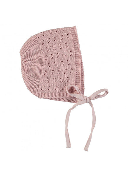 Violeta Pink Knit Bonnet