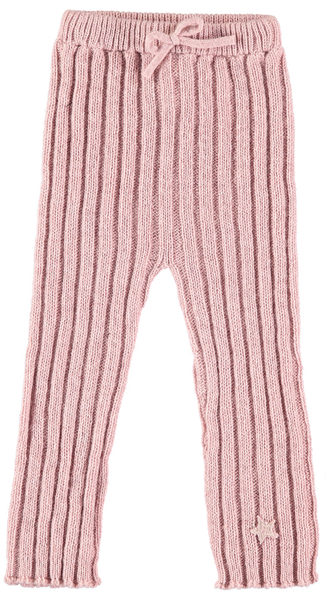 Tocoto Vintage Pink Baby Knitted Leggings