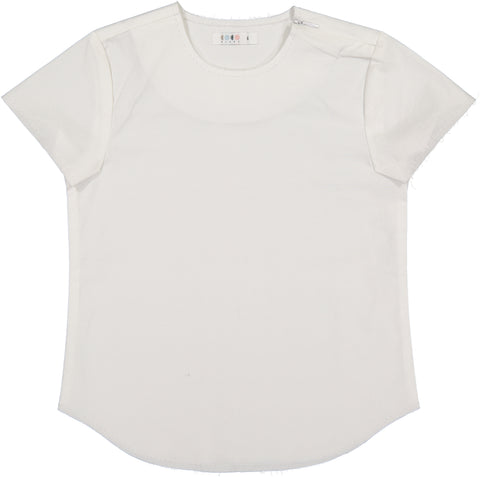Coco Blanc White Dressy Shirt